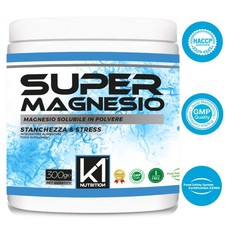 K1 NUTRITION SUPER MAGNESIO 300 gr Antistress come magnesio supremo