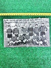 ANTICA FOTO PHOTO CALCIO LUCCHESE 1948 1949 ORIGINALE POSTCARD MAGLIA SHIRT