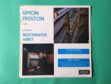 Oval Argo Stereo . SIMON PRESTON organo Abbazia di Westminster .Reger Reubke