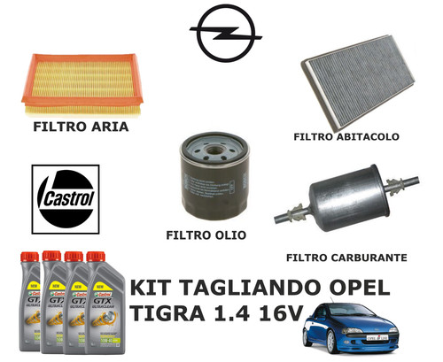 Kit tagliando opel tigra - kit,