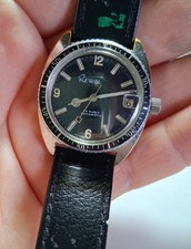 OROLOGIO REWEL SUB  ACCIAO BLACK AUTOMATICO ETA 