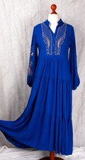 Maxi abito donna Vale blu