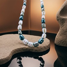 Collar perlas barrocas de - barrocas,