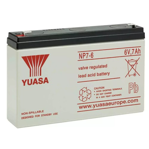 Yuasa np7 volt - 6, 7ah