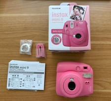 Fujifilm Instax Mini 9 Flamingo Pink confezione originale usata