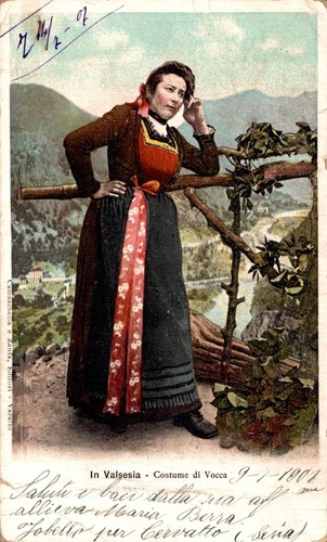 Vercelli valsesia costume - vercelli,