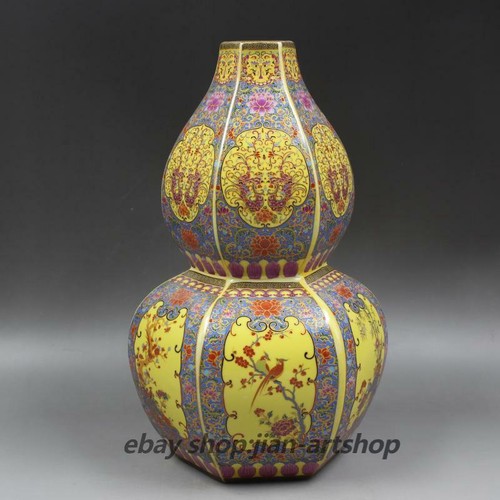 Vaso zucca uccellino - , fiori