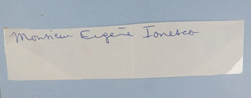 Autografo teatro franco rumeno - autografo,