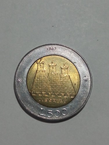 Moneta 500 lire - moneta, da