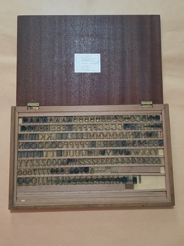 Raro set caratteri - set, bronzo