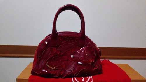 Borsa braccialini pelle rosso - pelle,