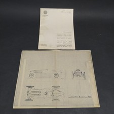 Ordine di servizio permanente Alfa Romeo1936 riparato e stampa di disegno