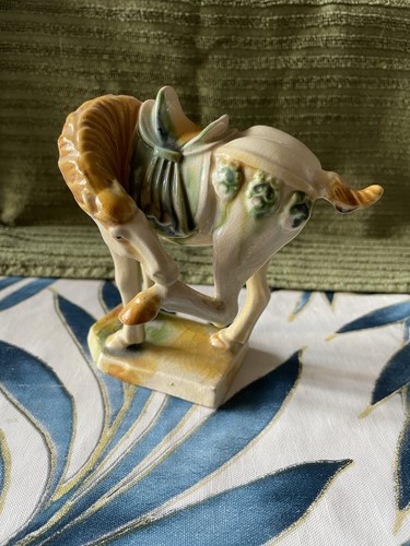 Cavallo ceramica smaltata - cavallo, in