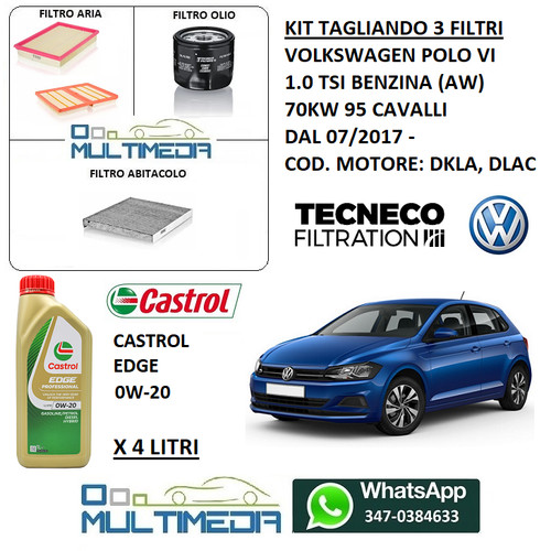 Kit tagliando filtri olio - kit,