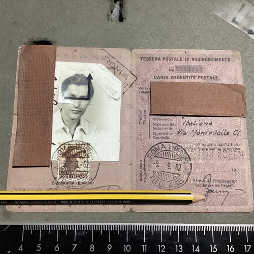 Tessera postale 150 - tessera, postale,150