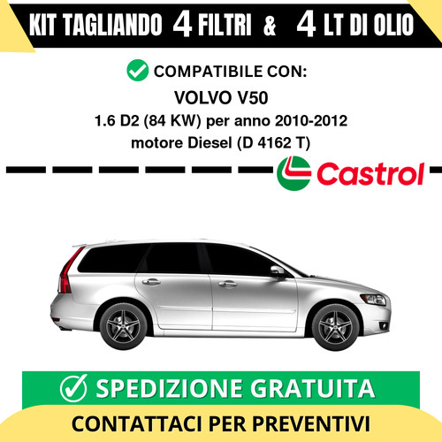 Tagliando per volvo v50 - tagliando,