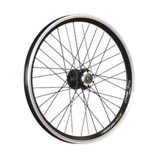 Ruota 20 pollici ruota anteriore bicicletta pieghevole camera cava anteriore 6 fori disco nero