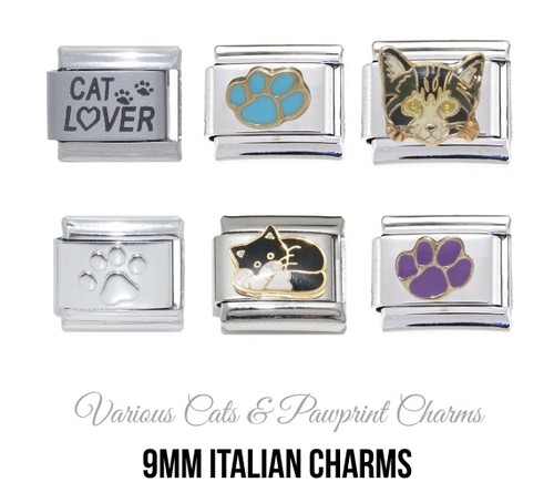 Charm italiano gatti zampe 9 - e,