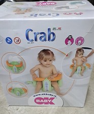 OKBABY Crab - Seggiolino da Bagno apribile per Bagnetto Neonato, 6-15 Mesi
