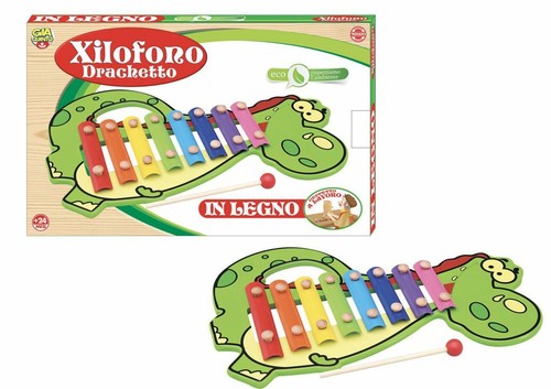 Xilofono draghetto legno - x, in