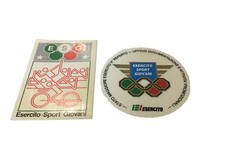Lotto due adesivi esercito - lotto,