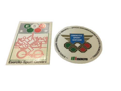 Lotto due adesivi esercito - adesivi,