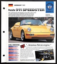 1989 PORSCHE 911 SPEEDSTER