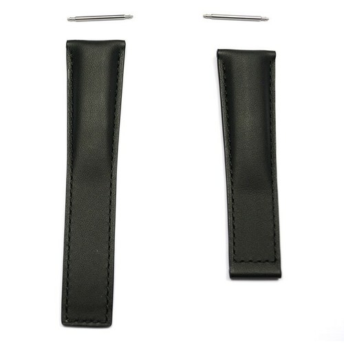 Correa piel negra - , 22mm