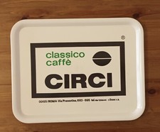 Vassoio pubblicitario Classico Caffè Circi Roma Casamazzagno Bar Espresso Coffee