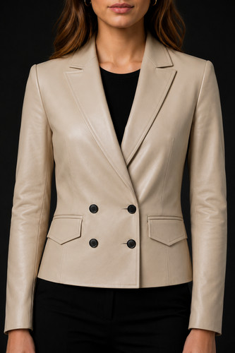 Giacca blazer donna pelle - blazer,