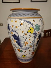 Vaso in ceramica smaltata con