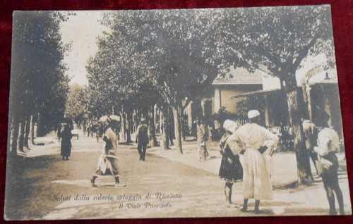 Cartolina riccione animata - cartolina,