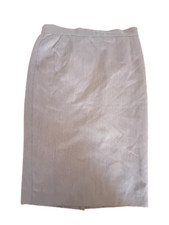 MAX MARA Gonna da donna tubino lana marrone chiaro Elegante business vintage S