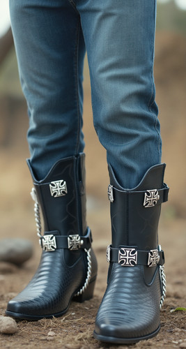 Stivali uomo caldi biker