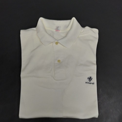 Maglia polo bianca - con, ricamo