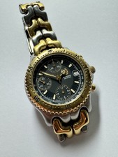 Orologio Cronografo Automatico Tag Heuer SEL 200M Acciaio/Oro Ref CG 2121 -RO Scatola Orig