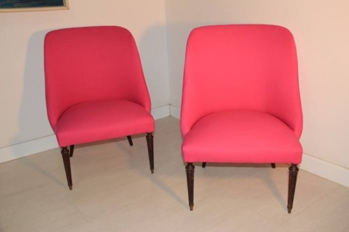 Coppia poltrone con - piedi, in