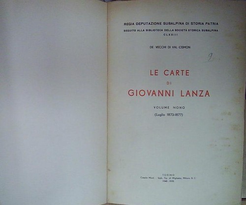 Carte giovanni di - carte,