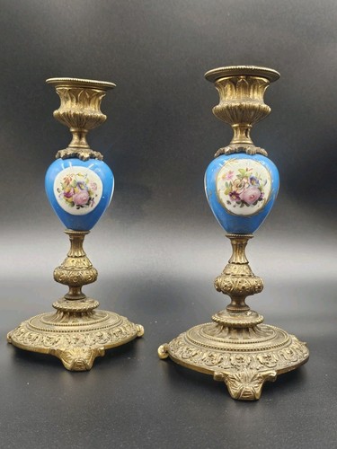 Coppia candelabri omalu - in,