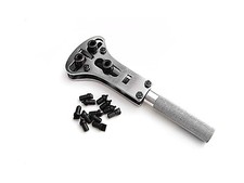 Chiave apricasse apri cassa casse orologi fondello a vite 16 punzoni fondelli