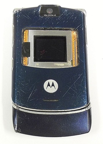 Motorola razr cosmic blue - v3,