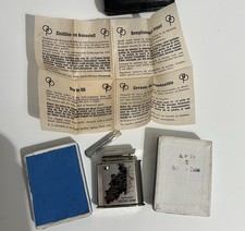 Raro Accendino vintage CP “Germany British Zone” anni ’40 con scatola/istruzioni