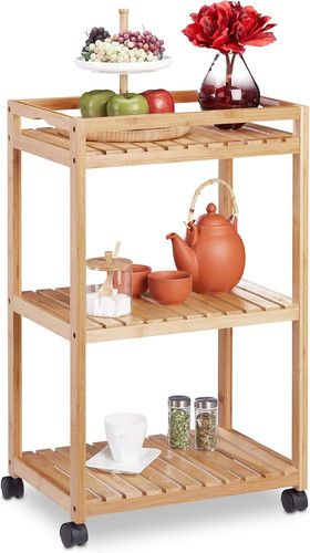 Carrello cucina bambù - cucina, in