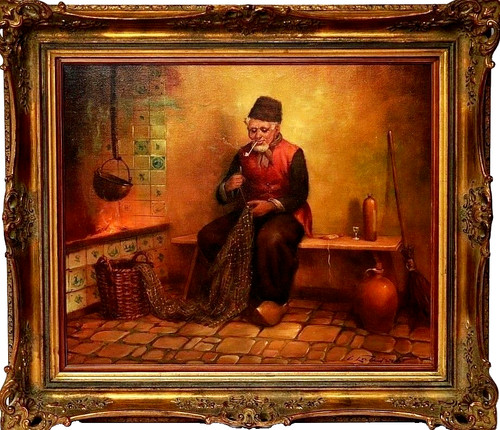 Dipinto olio firmato curt - dipinto,