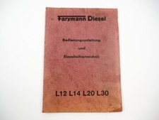 Farymann Diesel L12 L14 L20