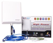 ANTENNA ATTIVA MELON WIFISKY 2000 mW + 36 dBi + 5 m WI-FI SKY