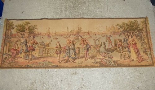 Antico arazzo belgio 19x55 - antico,