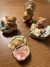 28 Statuine Coniglietti Ceramica- Usati +5 Rovinate - Pendelfin England