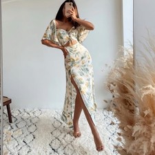 Abito midi Zara lino