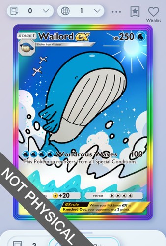 Pokemon tcg pocket - pocket, wailord